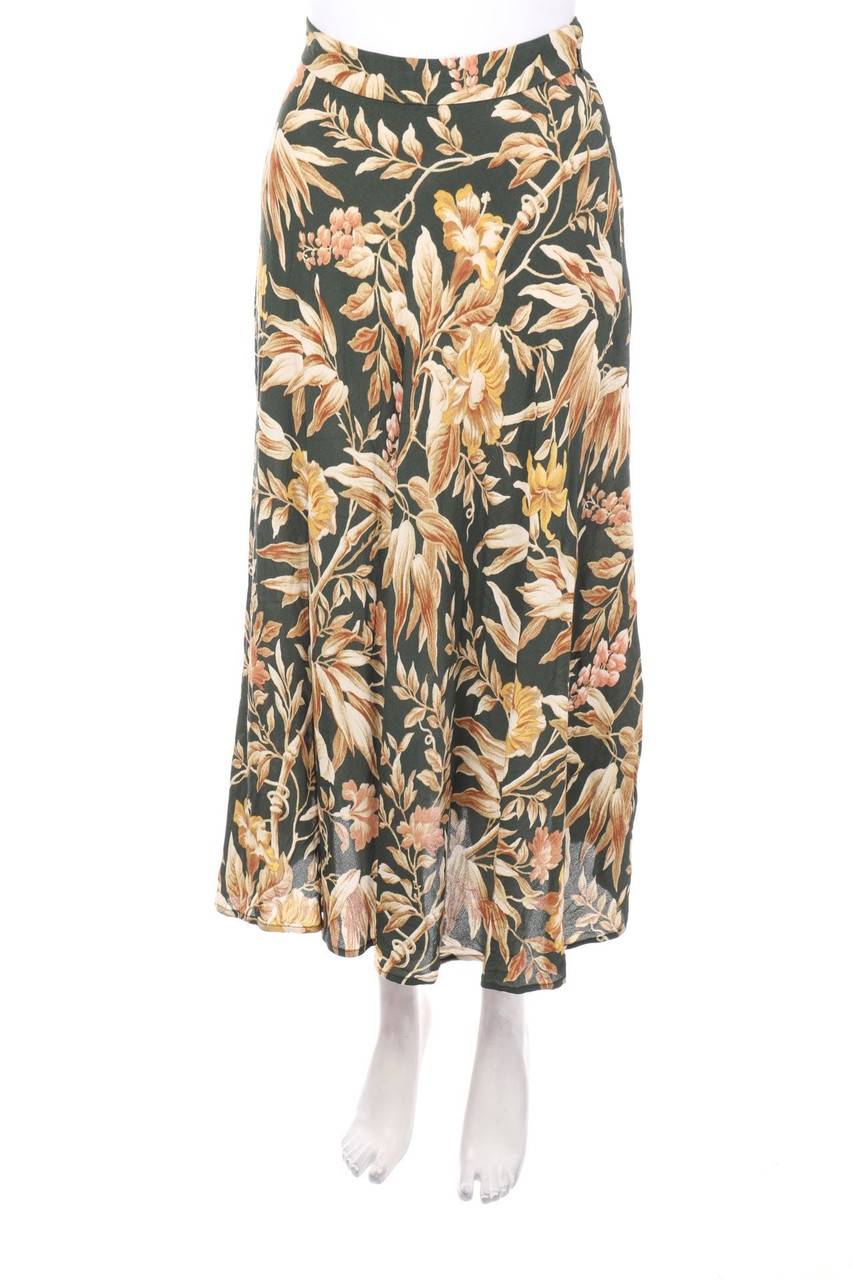 Carou H&M Midirock mit floralem Muster