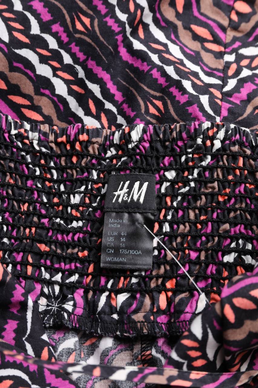 Carou H&M Neckholder-Kleid Mit Print