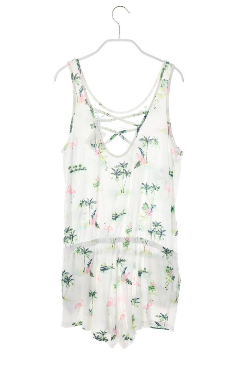 Carou H&M Overall Mit Tropical Print