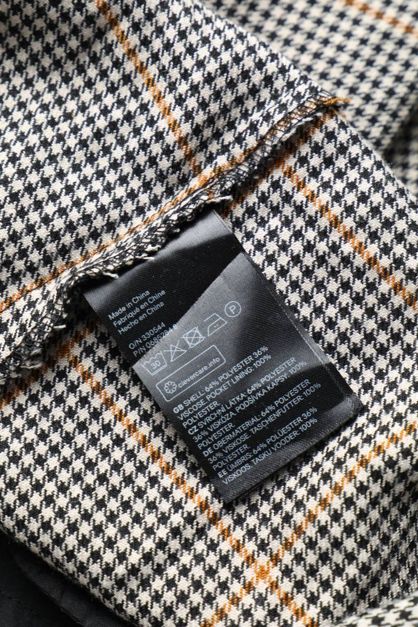 Carou H&M Paperbag-Bleistift-Rock Mit Karo-Muster