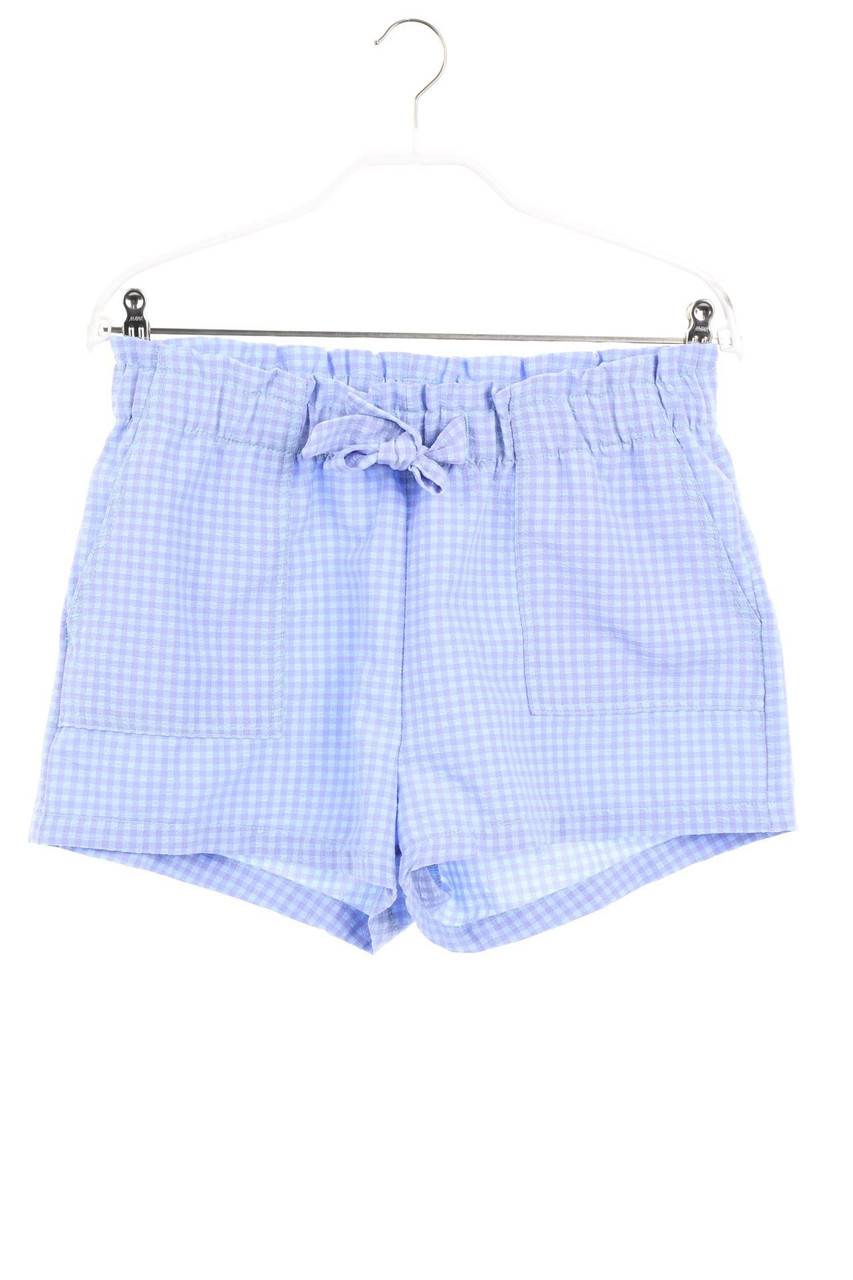 Carou H&M Paperbag-Shorts mit Karo-Muster