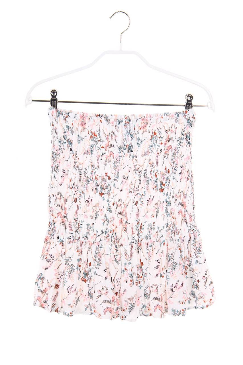 Carou H&M Print-Rock mit Smok-Details