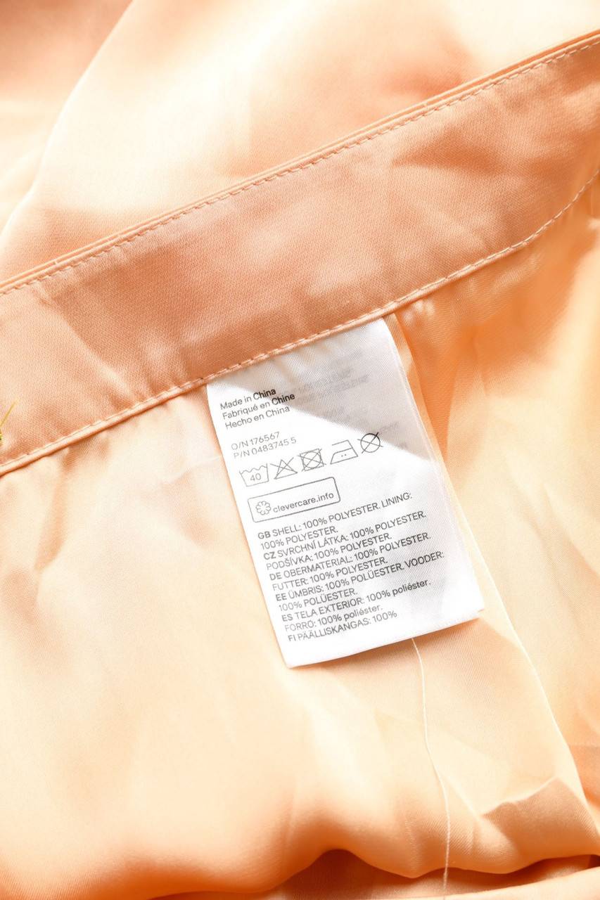 Carou H&M Satin-Bundfaltenhose