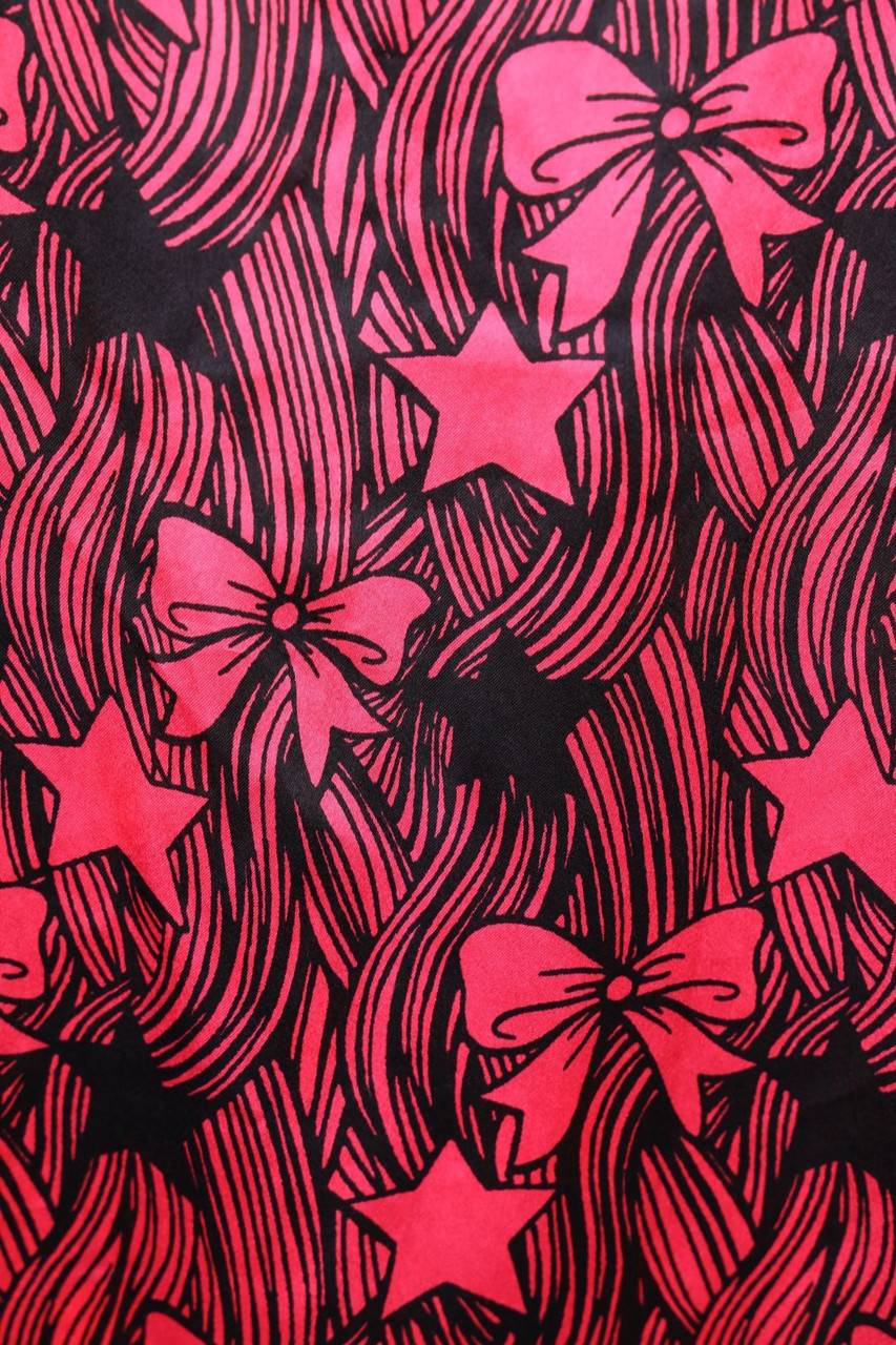 Carou H&M Satin-Kleid Mit Print