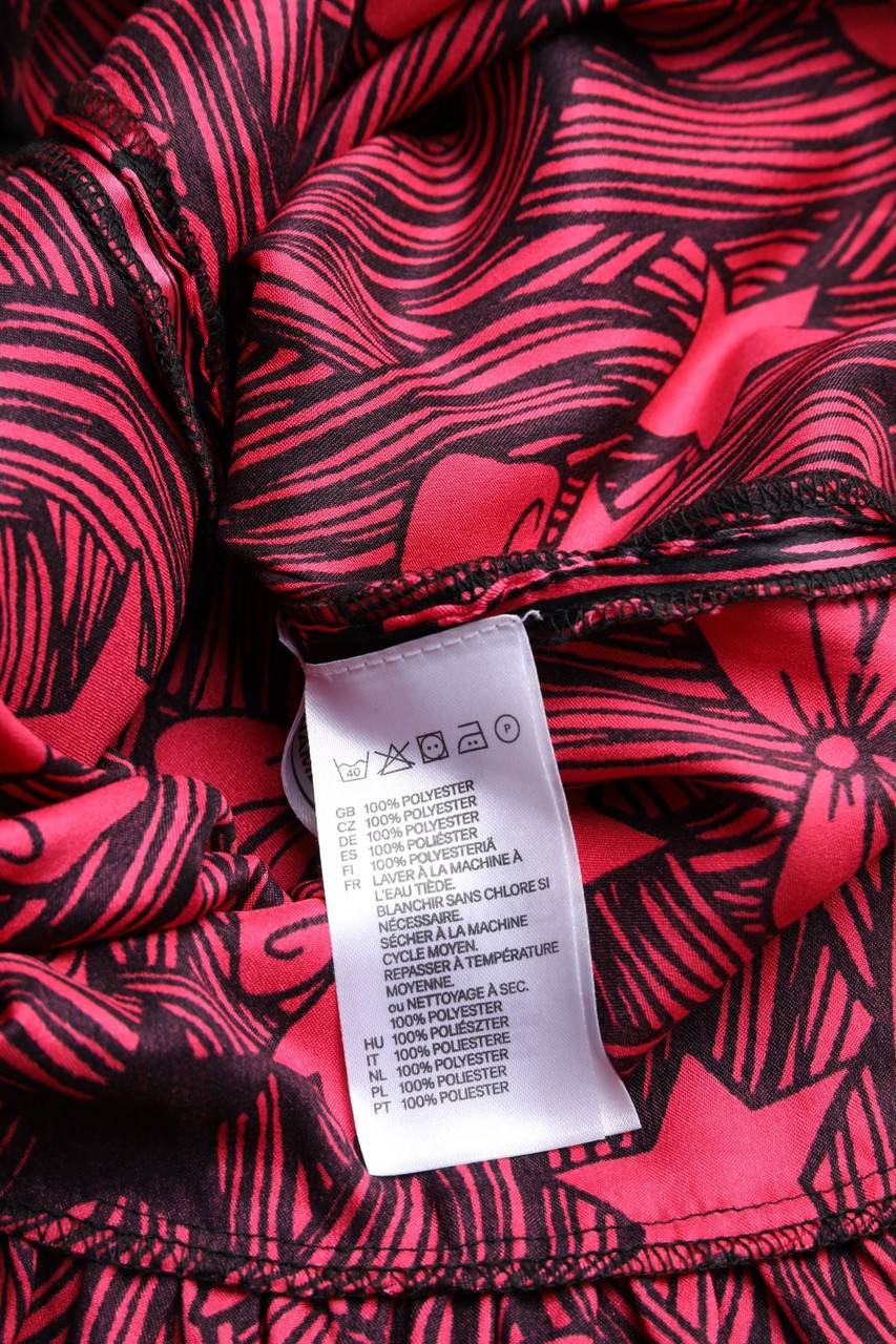 Carou H&M Satin-Kleid Mit Print