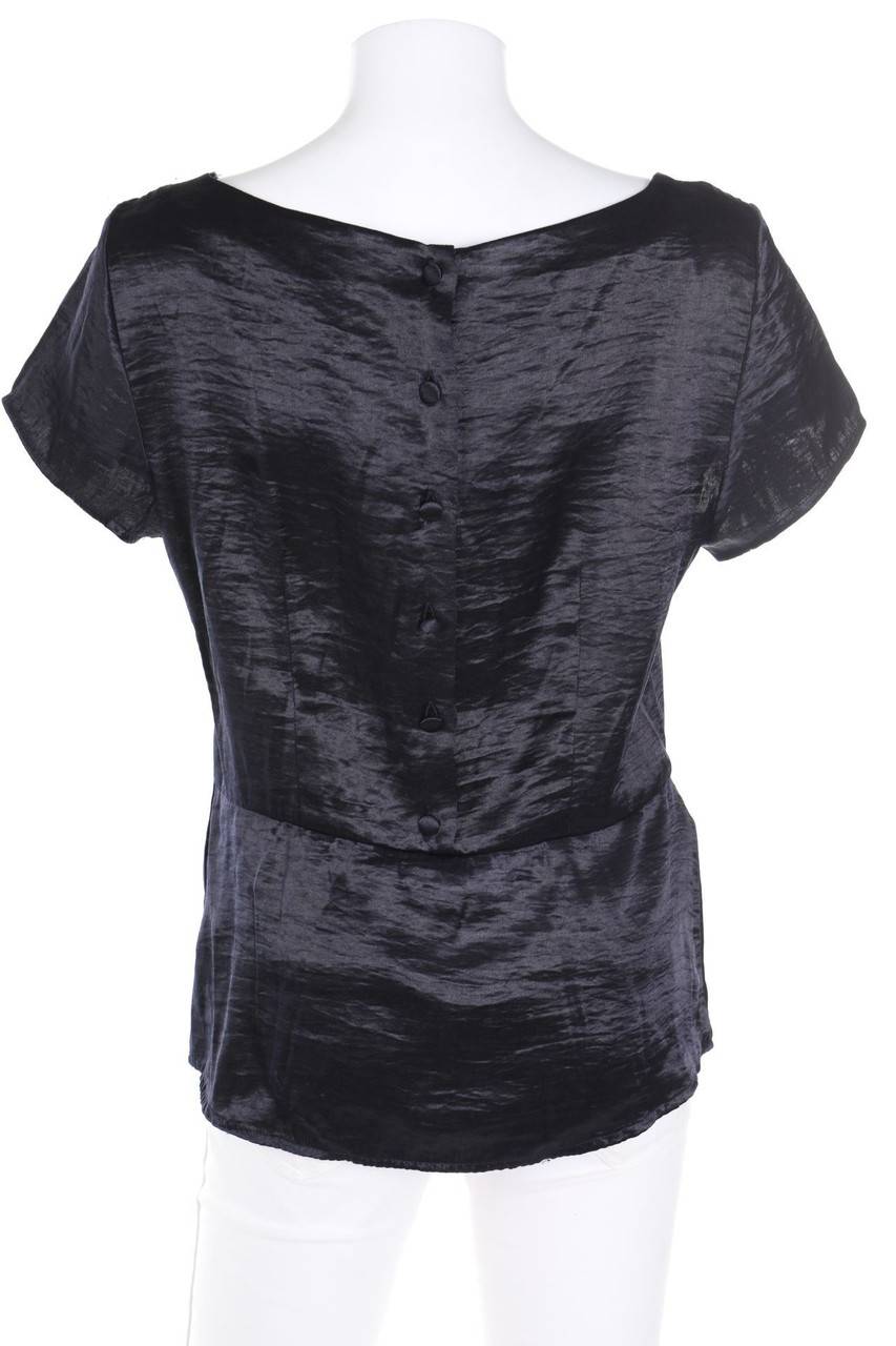 Carou H&M Satin-Kurzarm-Bluse