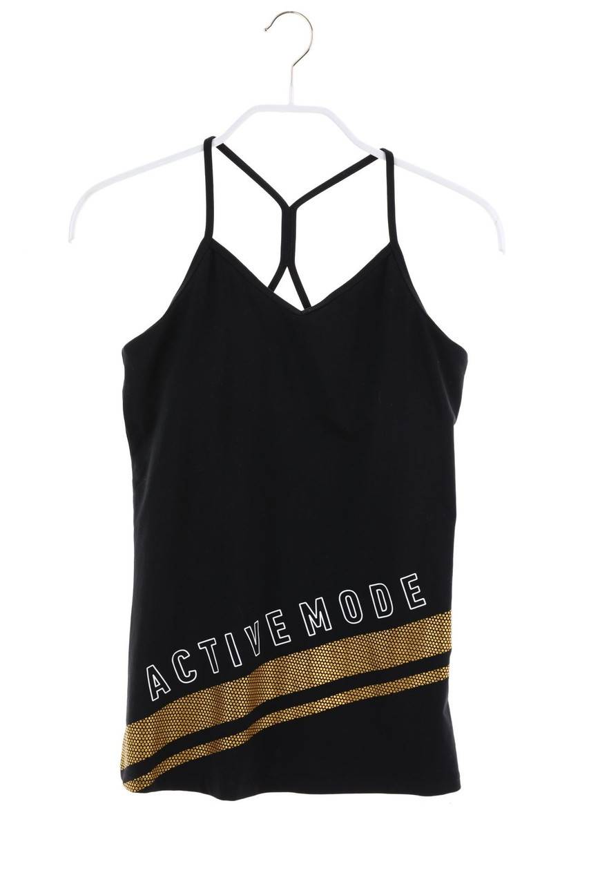 Carou H&M Sport Top mit Statement-Print