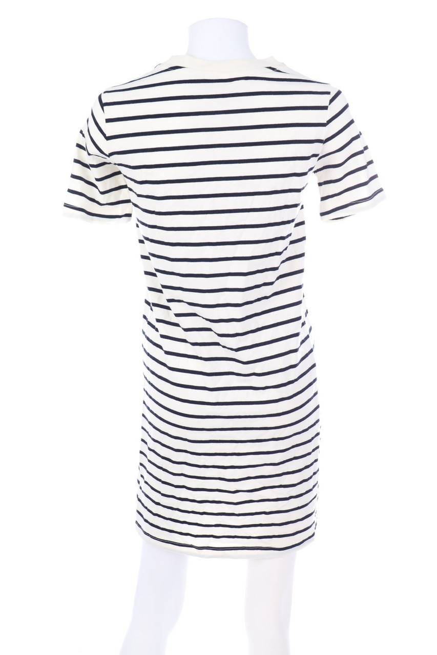 Carou H&M Streifen-Kleid Aus Baumwolle