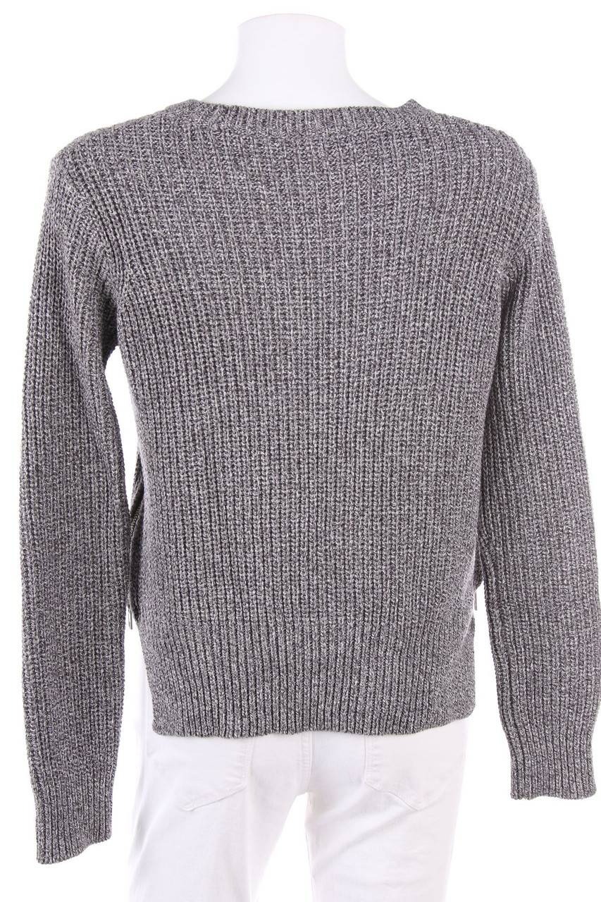 Carou H&M Strick-Pullover Mit Reißverschluss