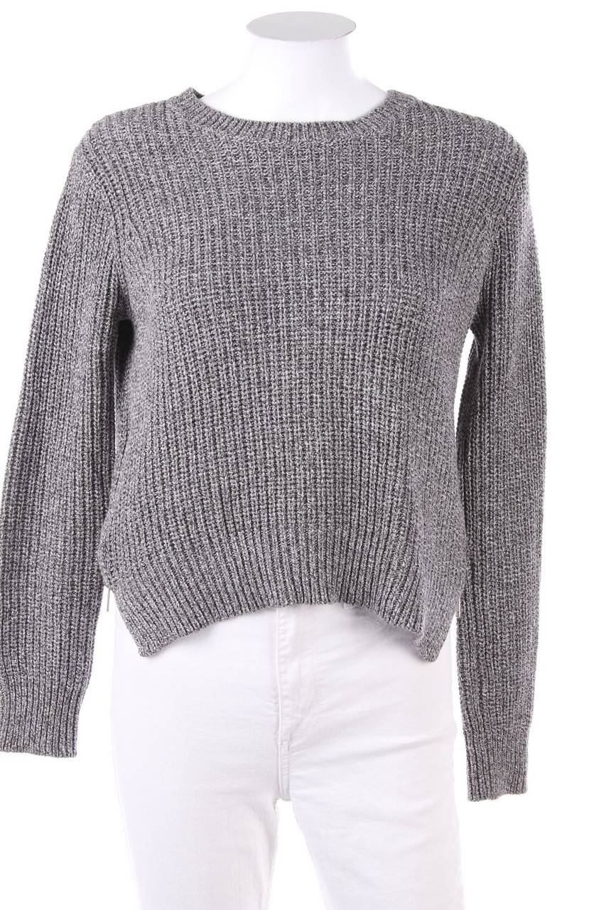 Carou H&M Strick-Pullover mit Reißverschluss