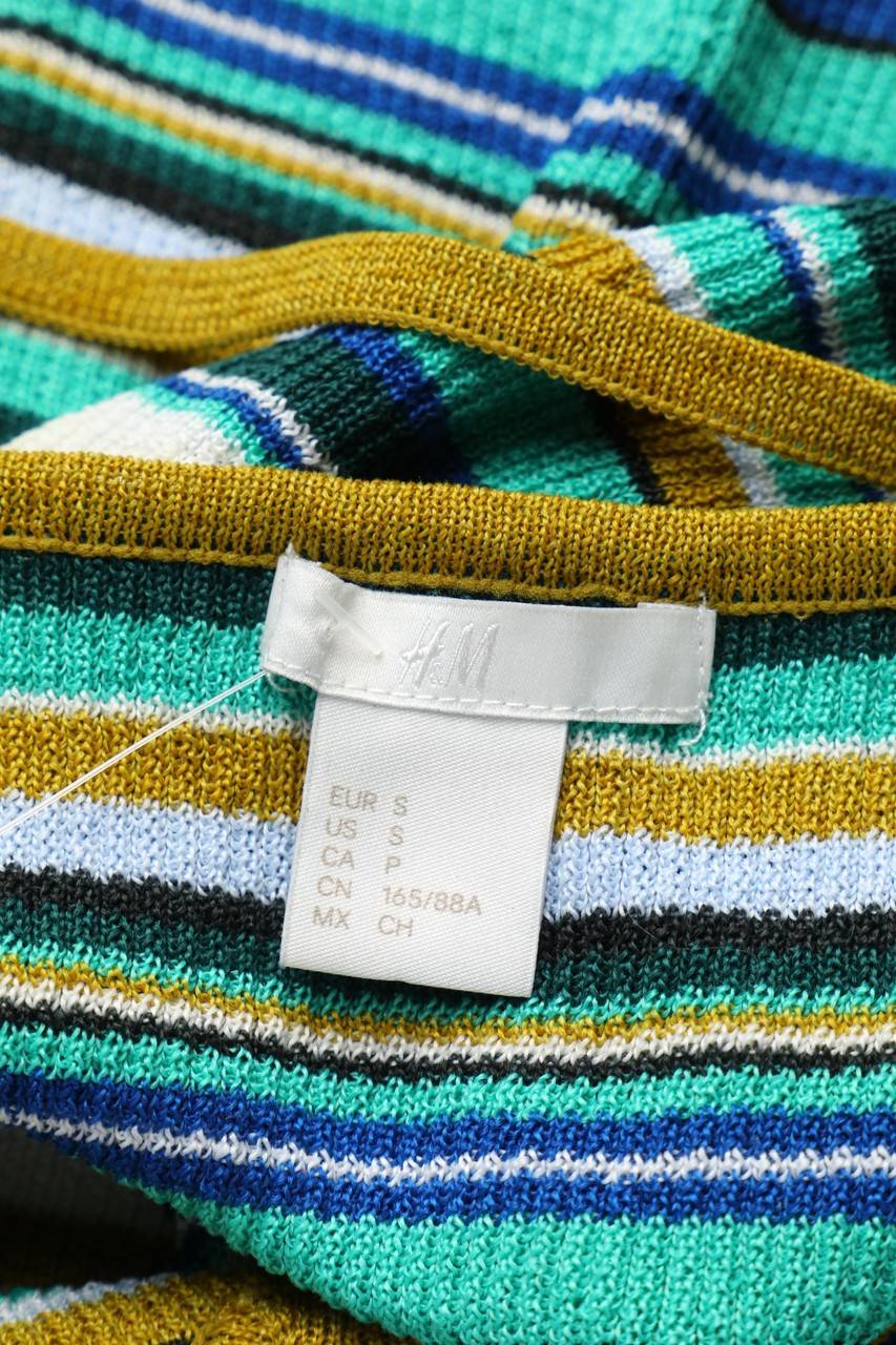 Carou H&M Strick-Top Mit Streifen