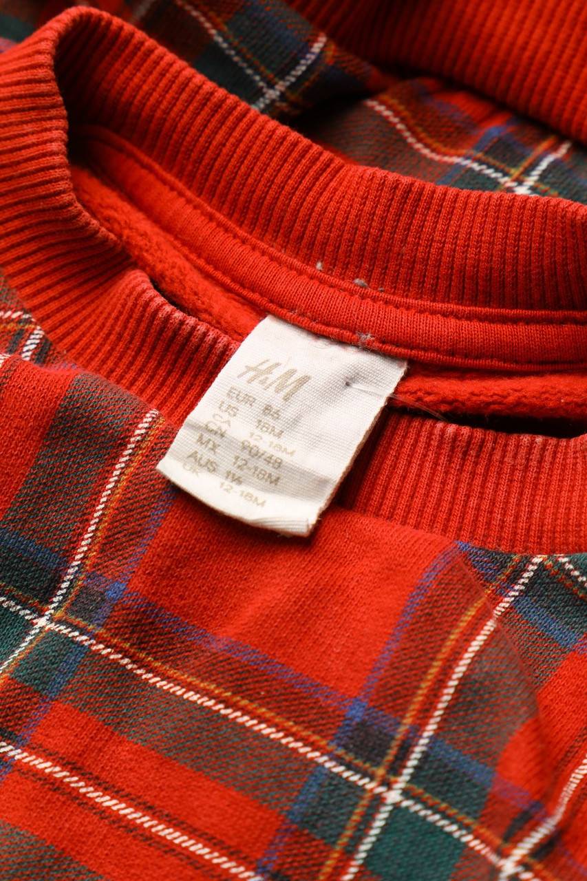 Carou H&M Sweatshirt Mit Karo-Muster