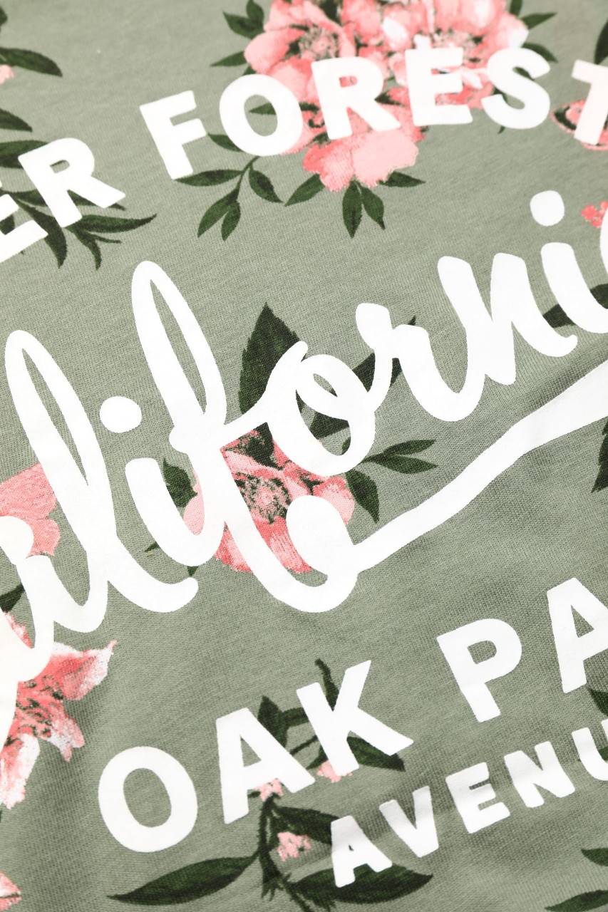 Carou H&M T-Shirt Mit Blumen-Print