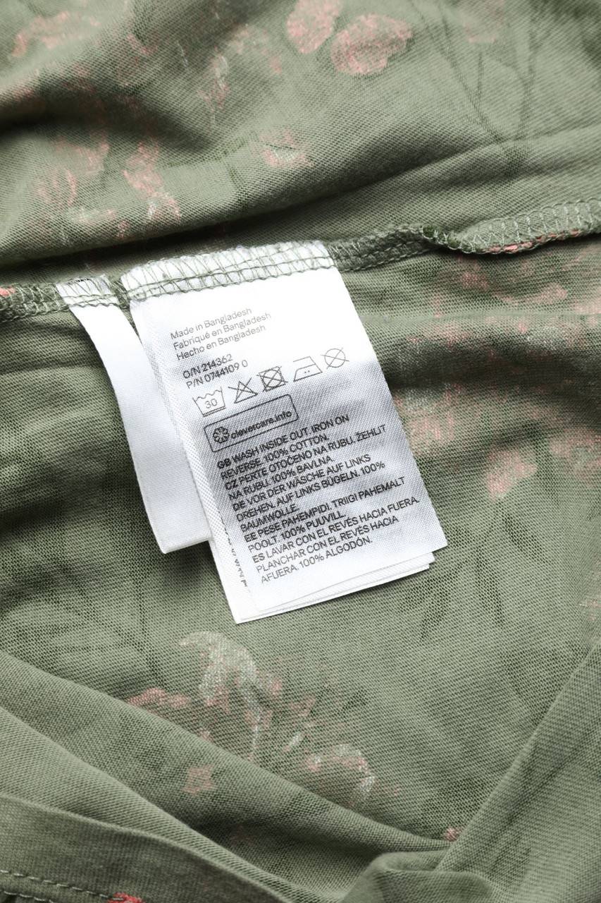 Carou H&M T-Shirt Mit Blumen-Print