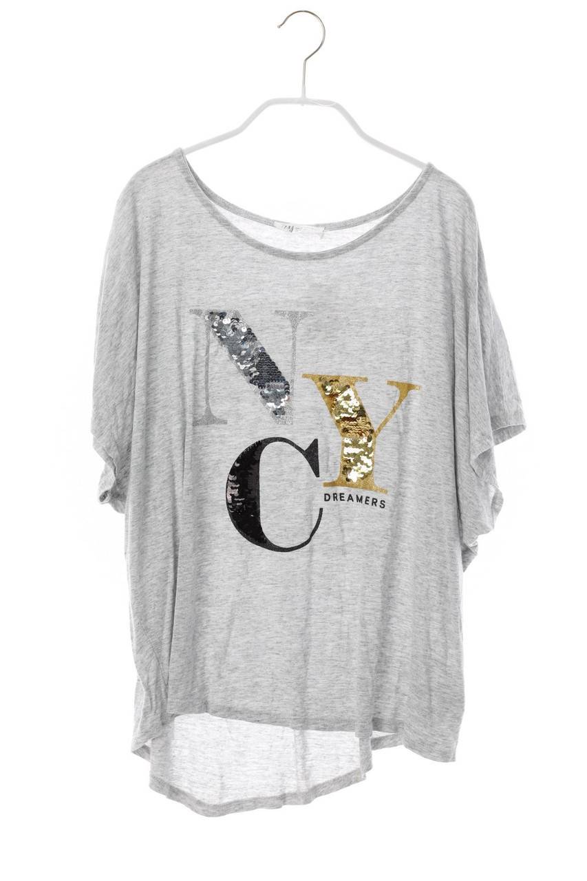 Carou H&M T-Shirt mit Pailletten