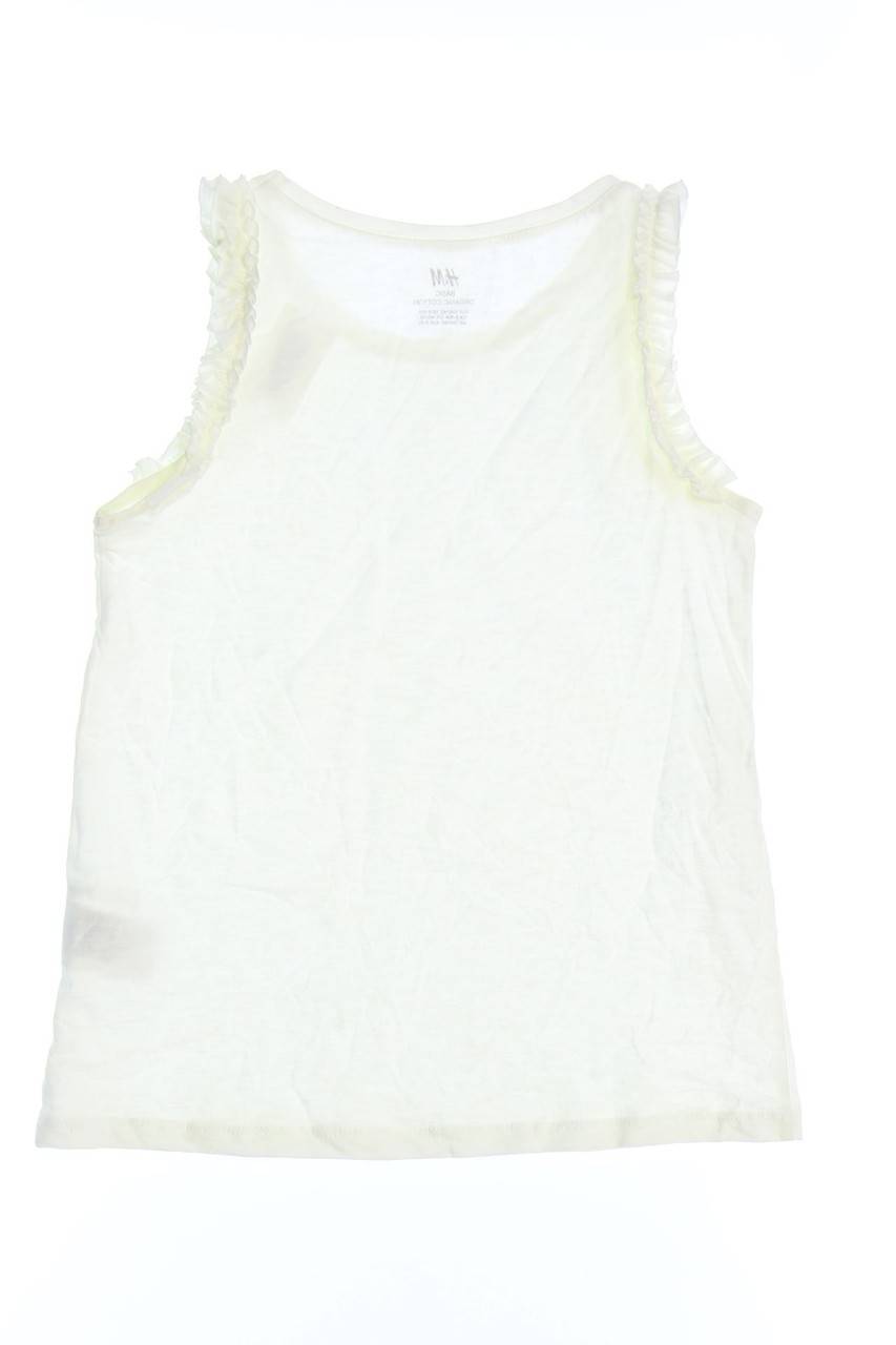 Carou H&M Top Aus Baumwolle Mit Rüschen