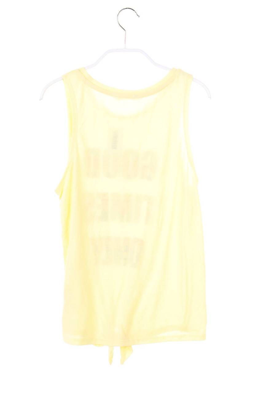 Carou H&M Top Mit Statement-Print Zum Knoten