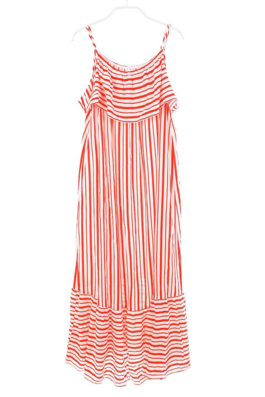 Carou H&M Träger-Kleid Mit Streifen