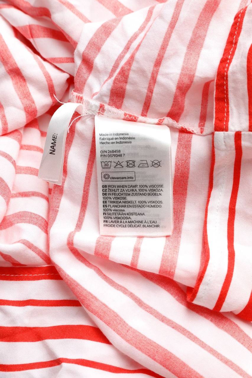 Carou H&M Träger-Kleid Mit Streifen