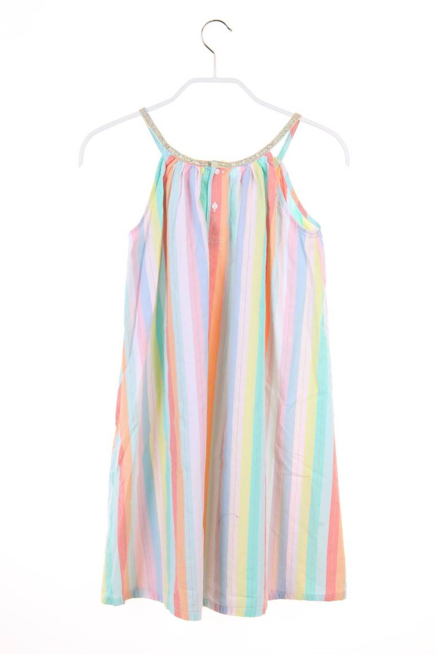 Carou H&M Träger-Kleid Mit Streifen