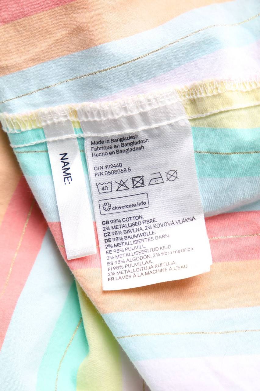Carou H&M Träger-Kleid Mit Streifen