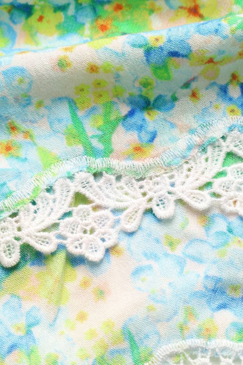 Carou H&M Träger-Top Aus Viskose Mit Blumen-Print