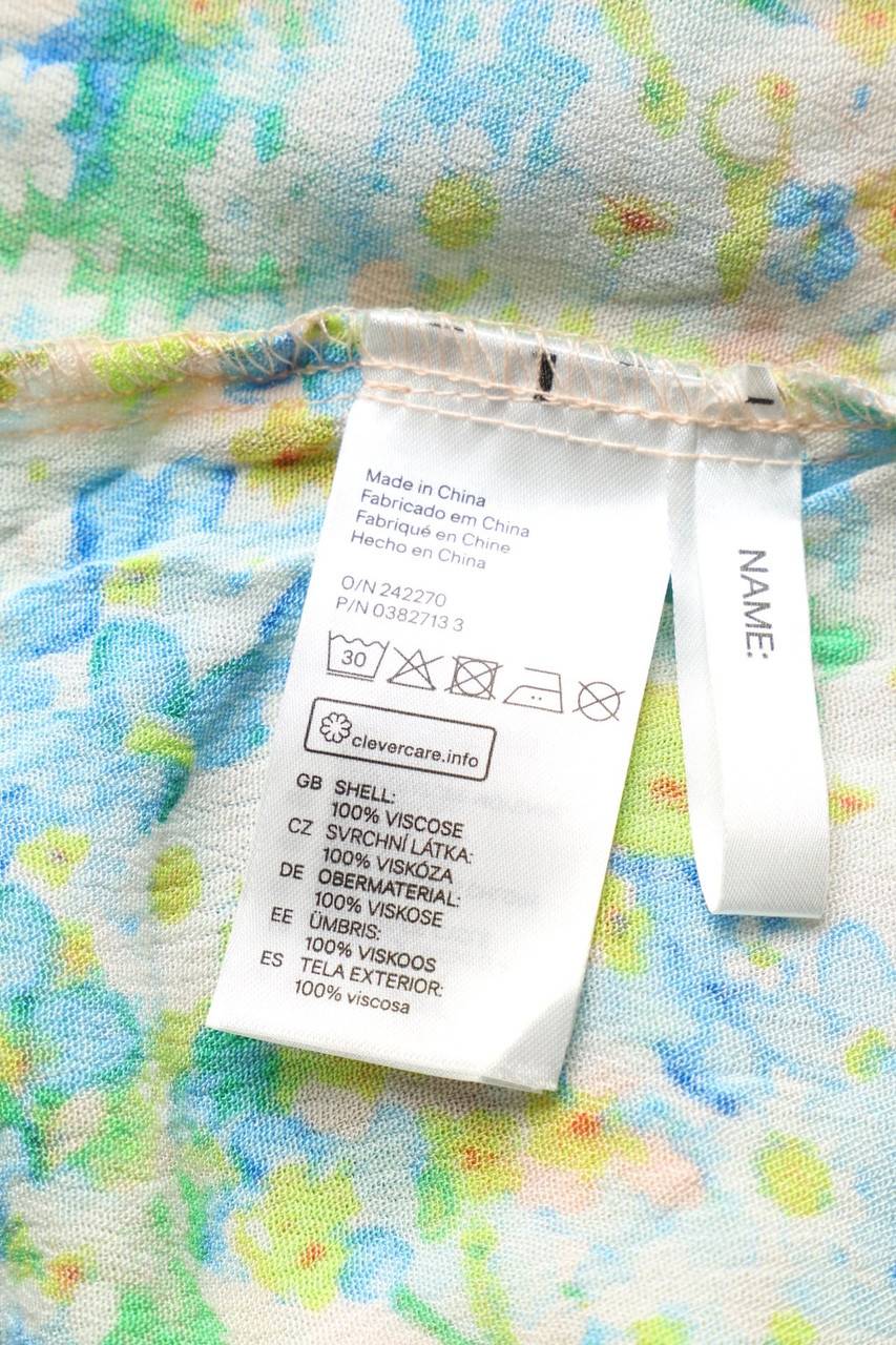 Carou H&M Träger-Top Aus Viskose Mit Blumen-Print