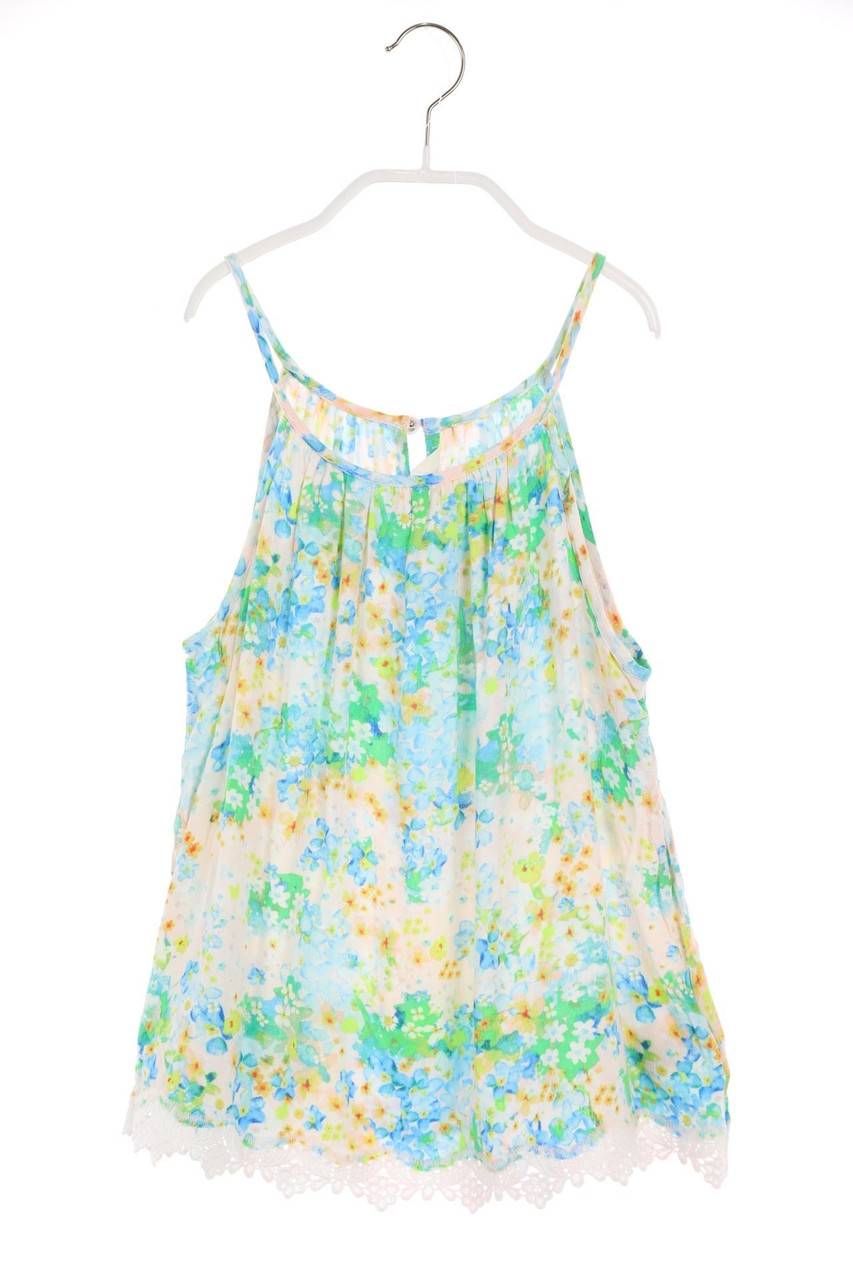 Carou H&M Träger-Top aus Viskose mit Blumen-Print