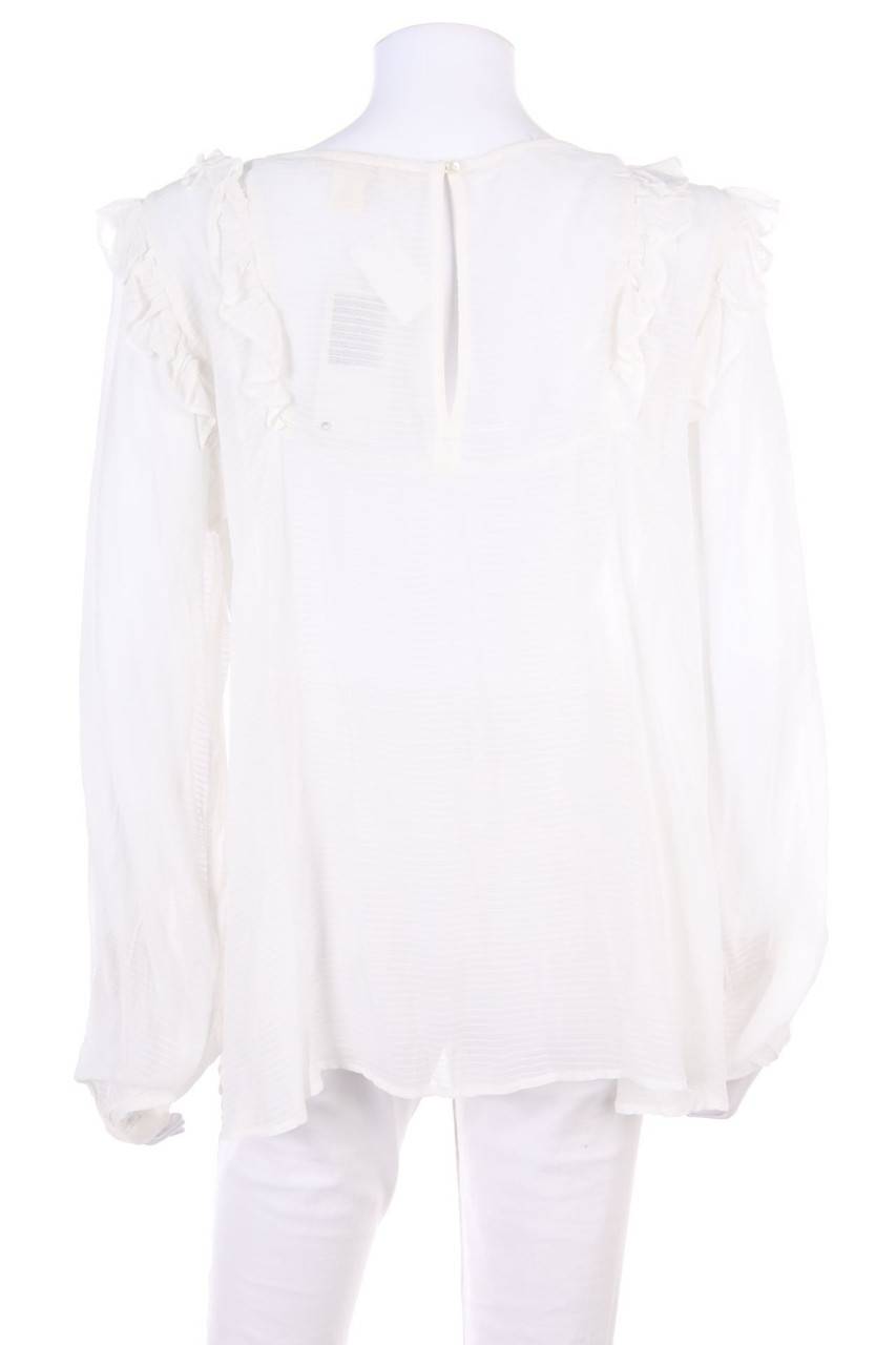 Carou H&M Volant-Bluse Mit Streifen