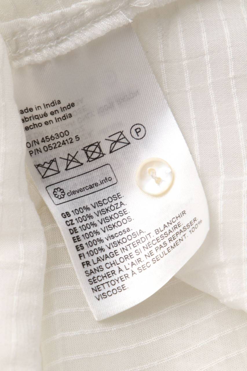 Carou H&M Volant-Bluse Mit Streifen