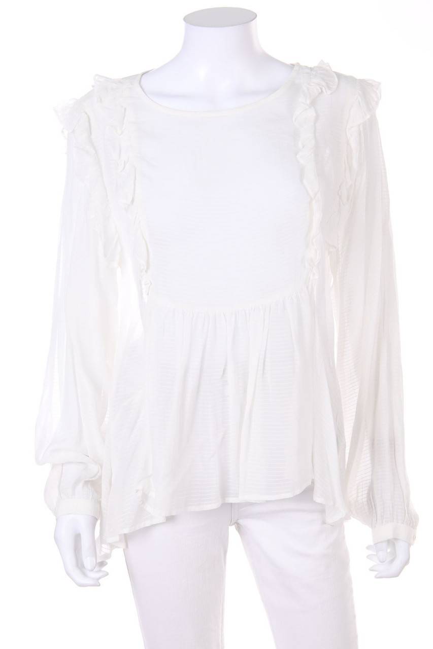 Carou H&M Volant-Bluse mit Streifen