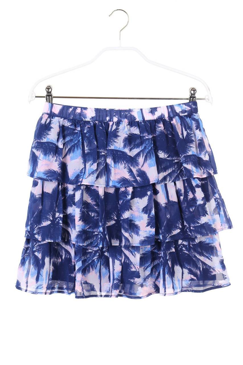 Carou H&M Volants-Rock mit Tropical Print