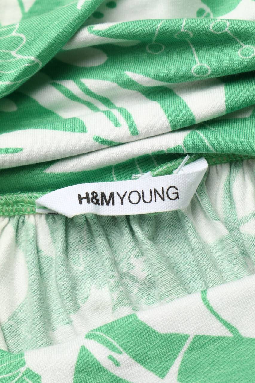 Carou H&M YOUNG Top Mit Tropical Print