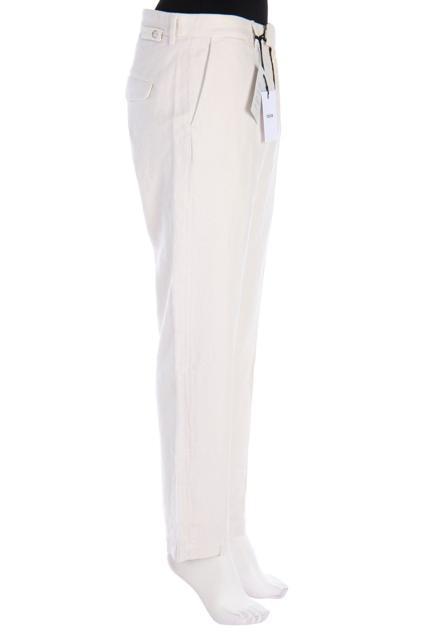 Carou Haikure Chino-Hose Mit Leinen