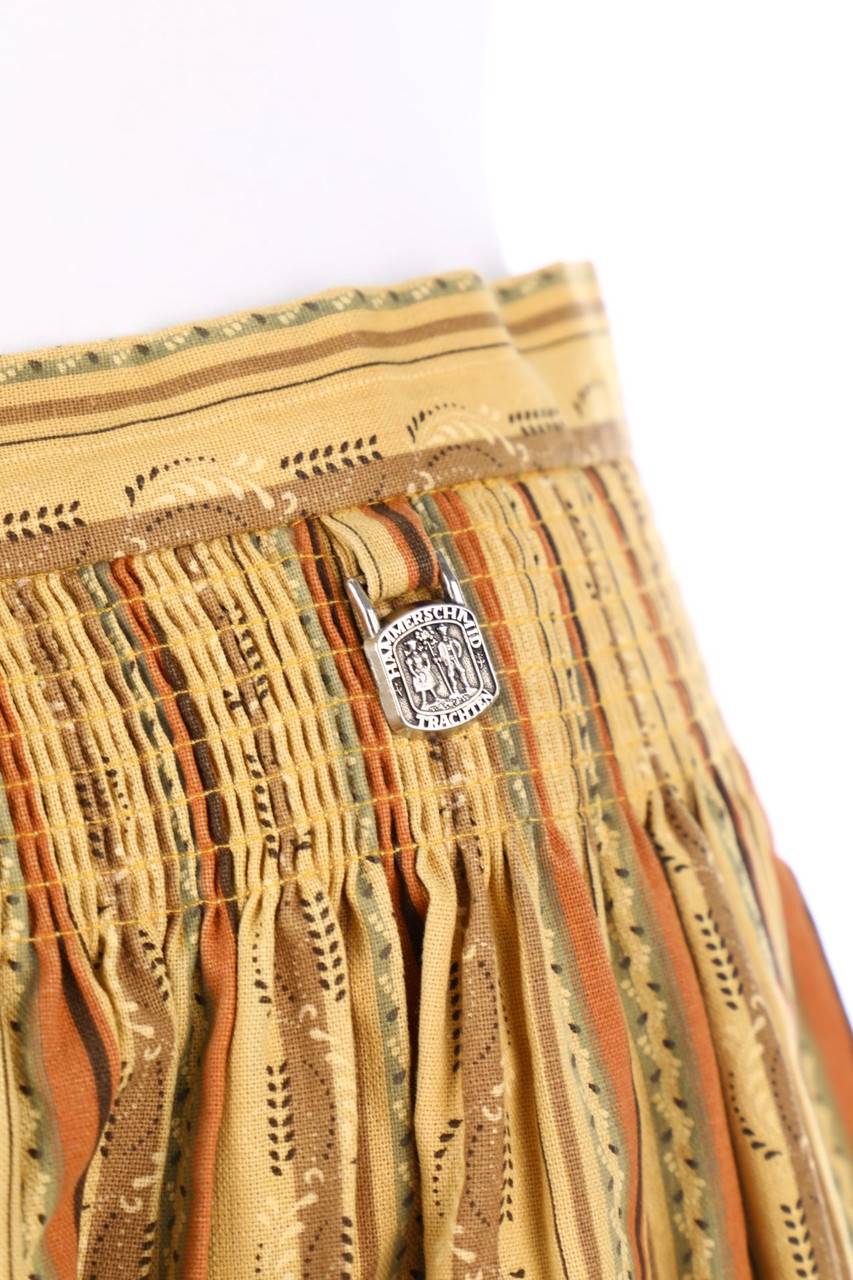 Carou HAMMERSCHMID Vintage-Midirock Mit Streifen