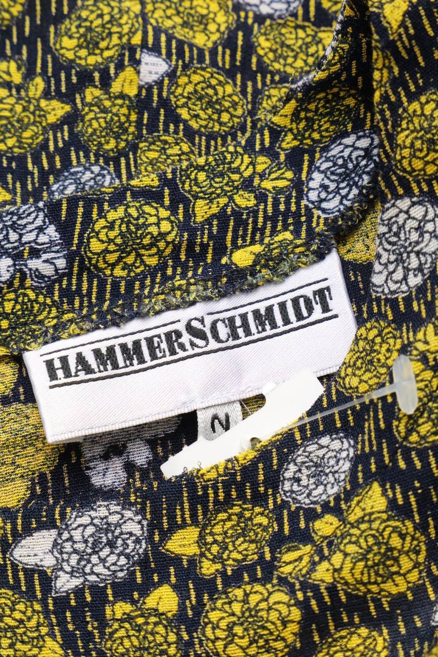 Carou HAMMERSCHMIDT Kurzarm-Bluse Mit Blumen-Print