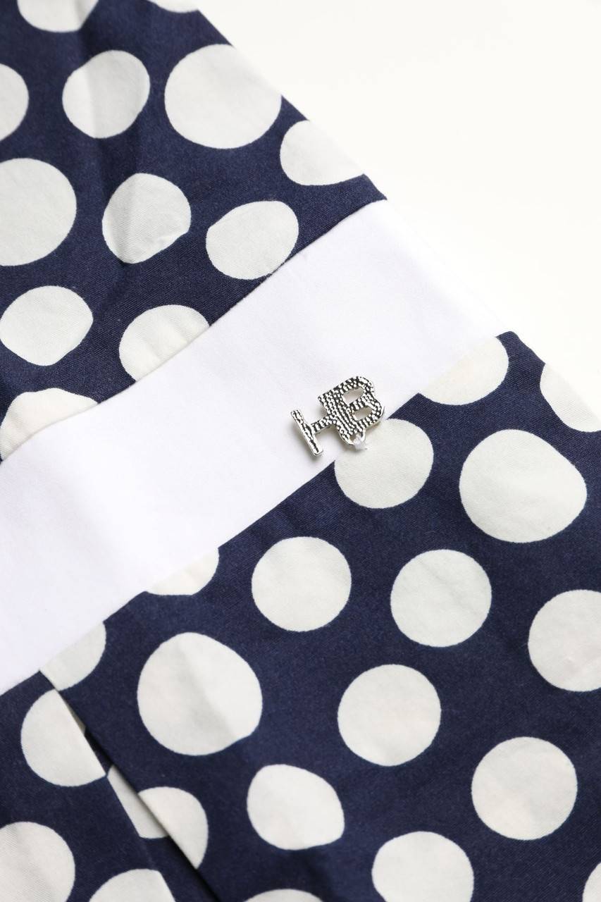 Carou Harmont & Blaine Baumwoll-Kleid Mit Punkten