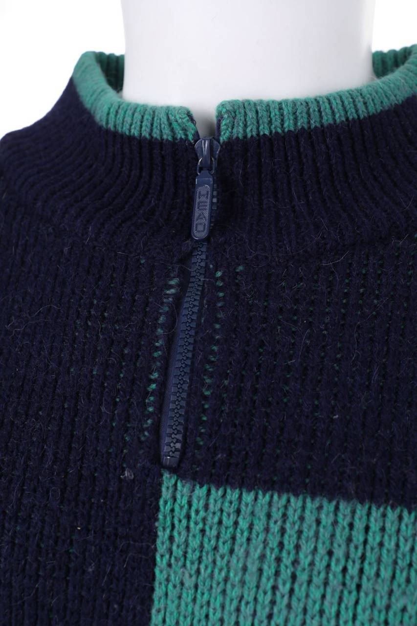 Carou HEAD Vintage-Troyer-Pullover Mit Alpaka