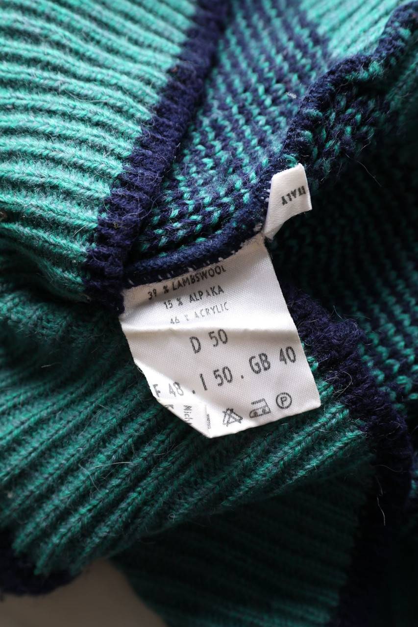 Carou HEAD Vintage-Troyer-Pullover Mit Alpaka