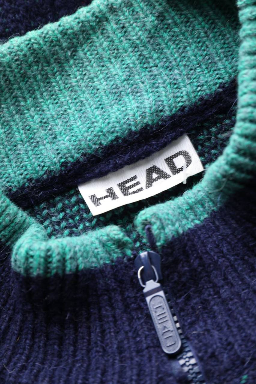 Carou HEAD Vintage-Troyer-Pullover Mit Alpaka