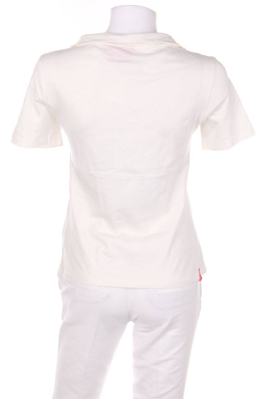 Carou HEIDI Kurzarm-Shirt Mit Metallic-Effekt