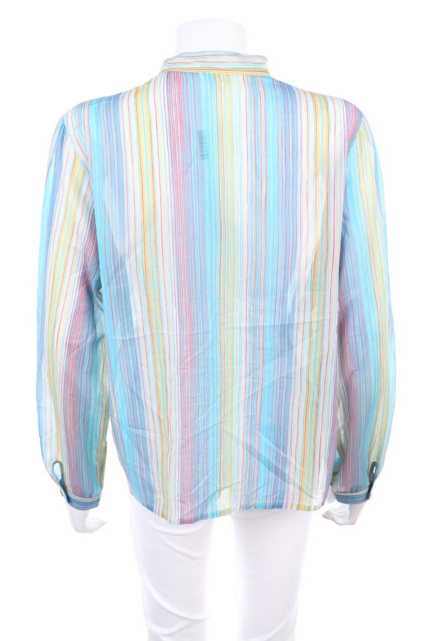 Carou Heinzelmann Vintage-Hemd-Bluse Mit Streifen