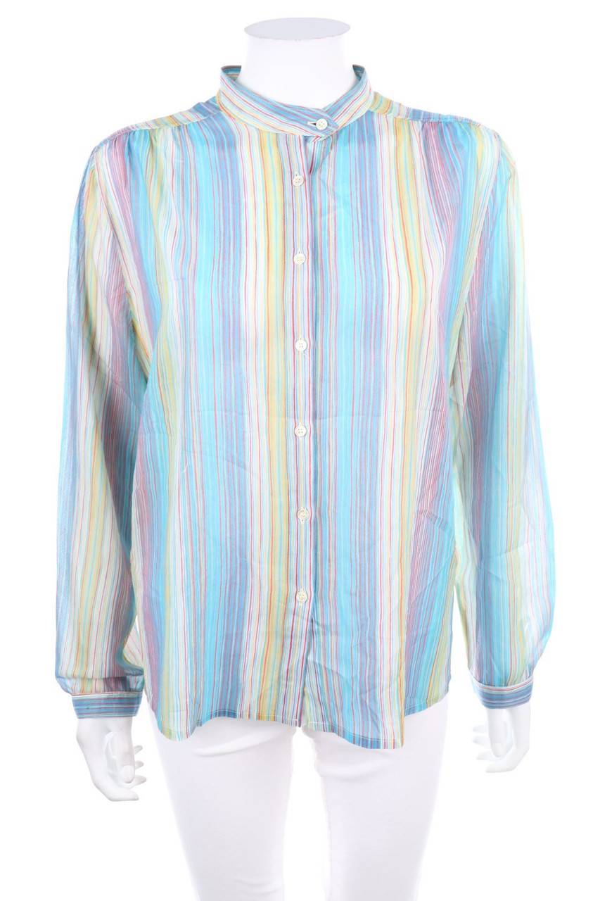 Carou Heinzelmann Vintage-Hemd-Bluse mit Streifen