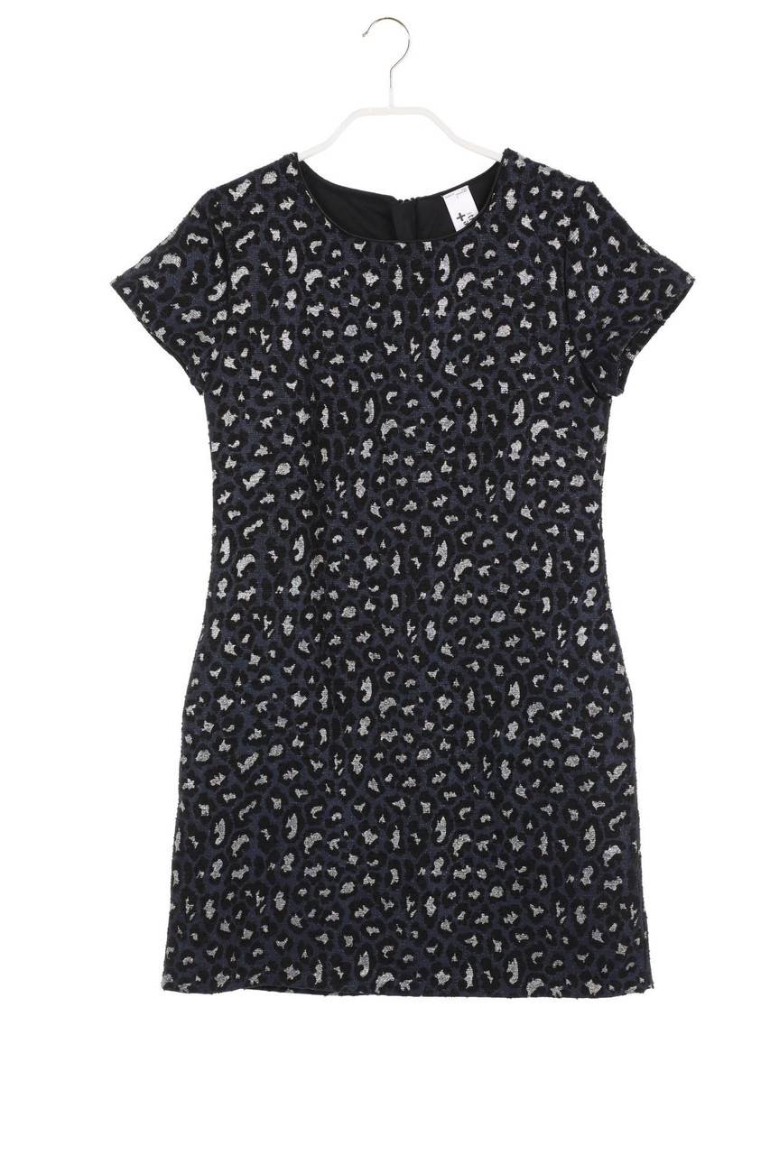 Carou here+there C&A Glitzer-Kleid mit Leo-Print