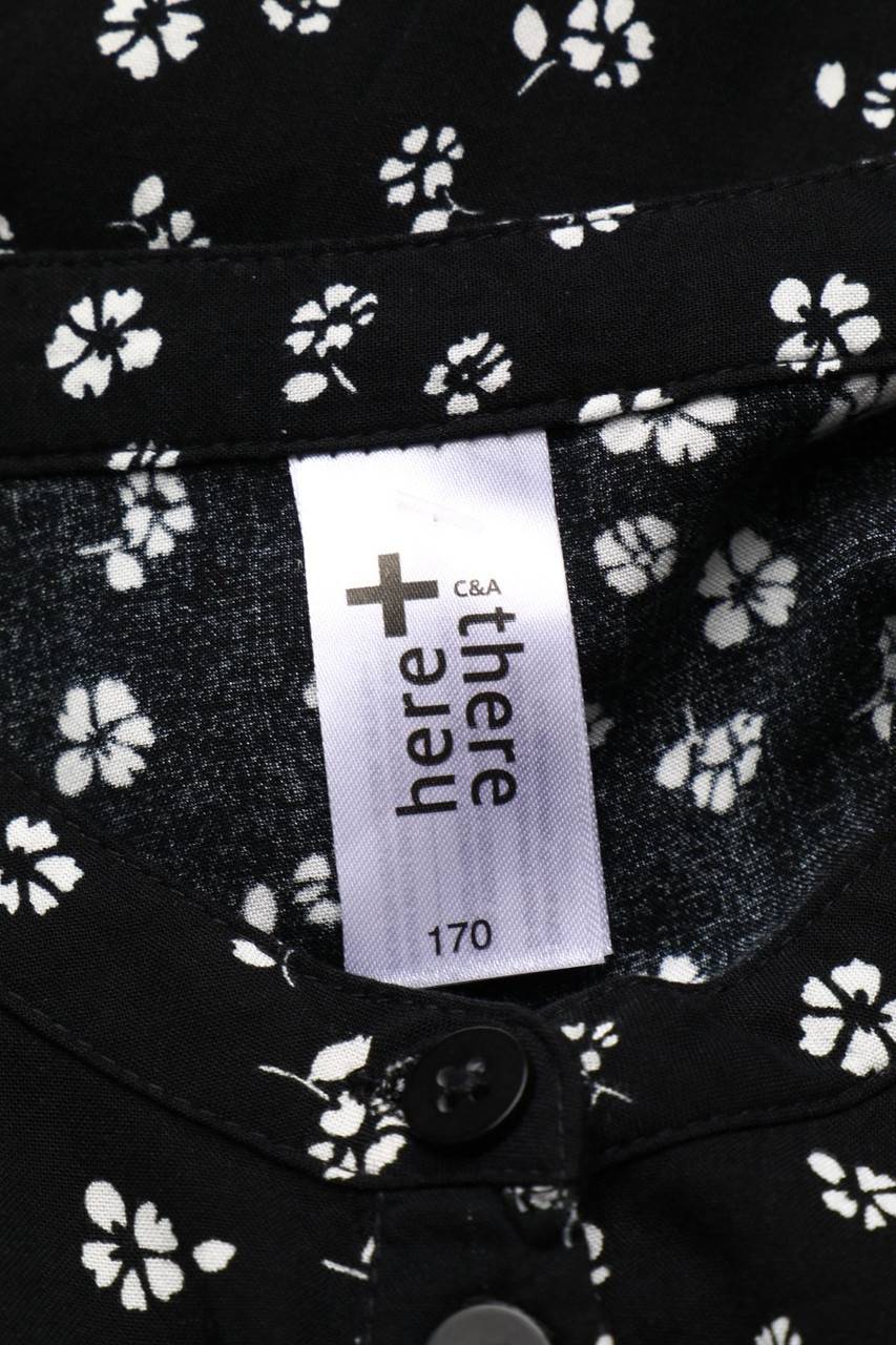 Carou Here+there C&A Hemd-Kleid Mit Blumen-Print