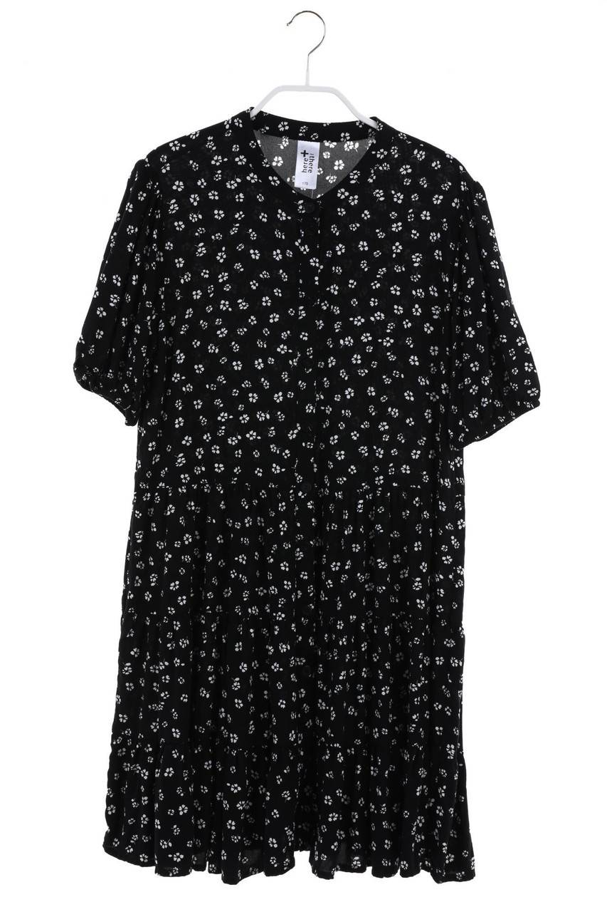 Carou here+there C&A Hemd-Kleid mit Blumen-Print