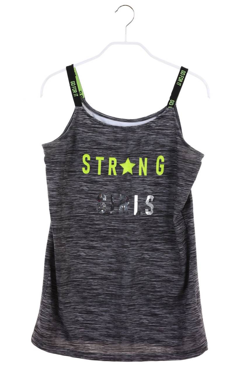 Carou here+there C&A Top mit Statement-Print