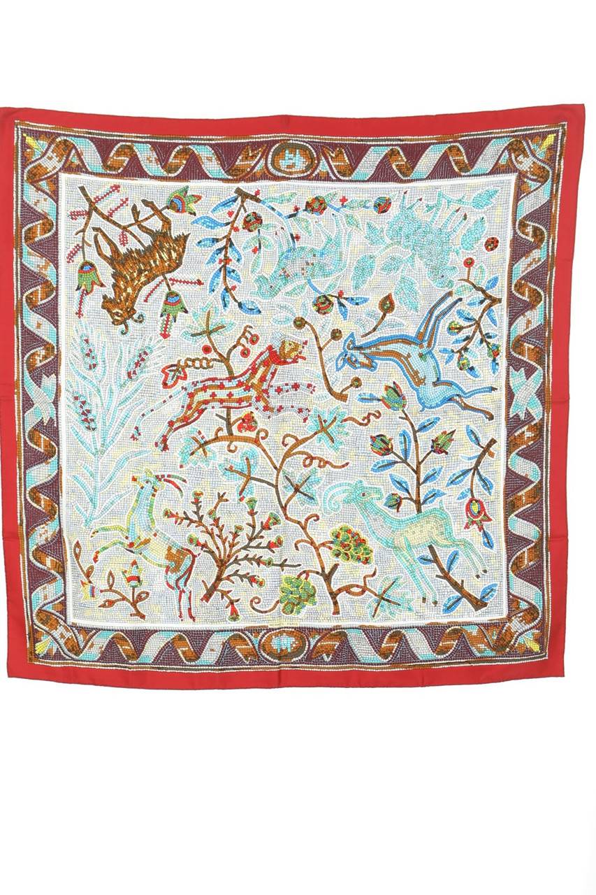 Carou HERMÈS PARIS Seidentuch