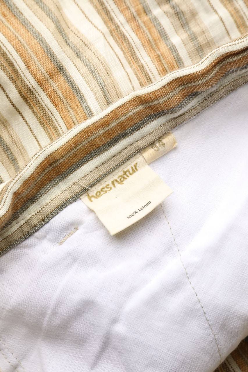 Carou Hessnatur Leinenhose Mit Streifen