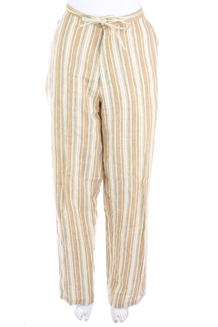 Carou hessnatur Leinenhose mit Streifen